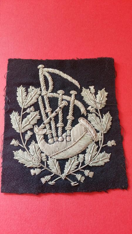 Bagpipe Players Trade Qualification Badge