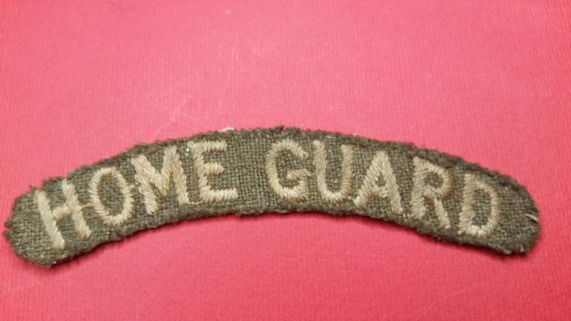 North Manchester Home Guard Shoulder Title