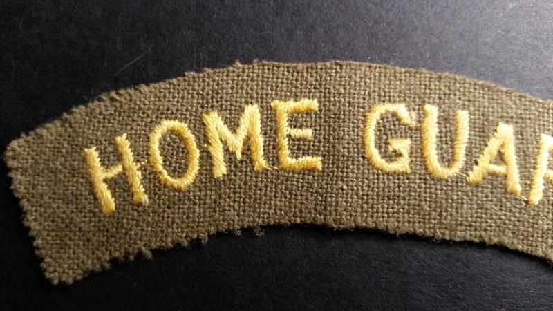 North Manchester Home Guard Shoulder Title