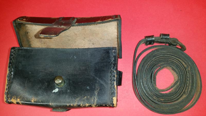 Werhmacht  Equipment  Pouch and Leather Strap