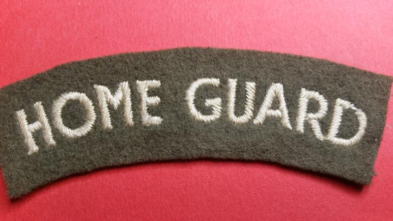 East Manchester Area Home Guard Shoulder Title