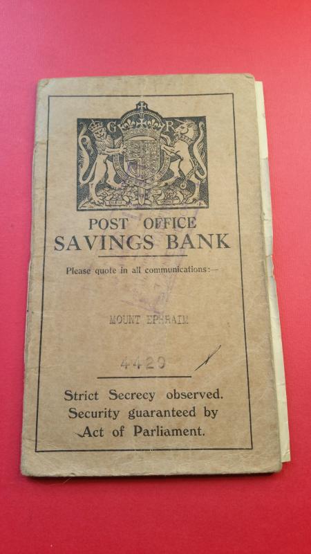 Kent  Wartime Post Office Book