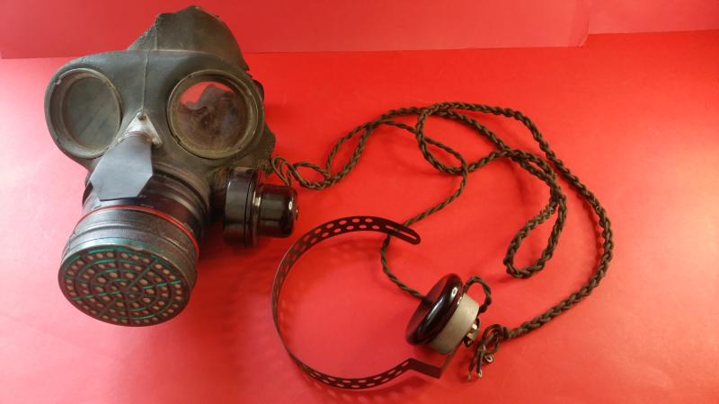 Civil Defence Telephonist Respirator Adaptor Set